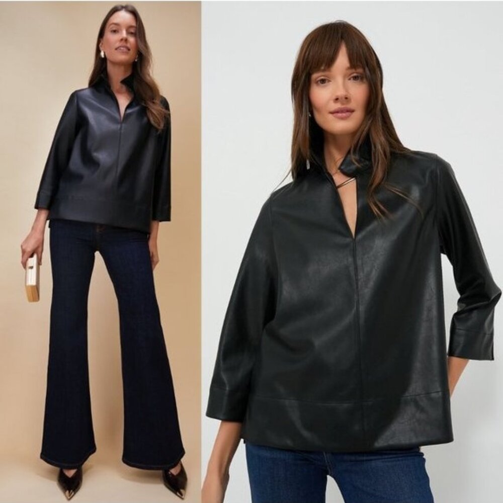 Tuckernuck Margot Black Faux-Leather